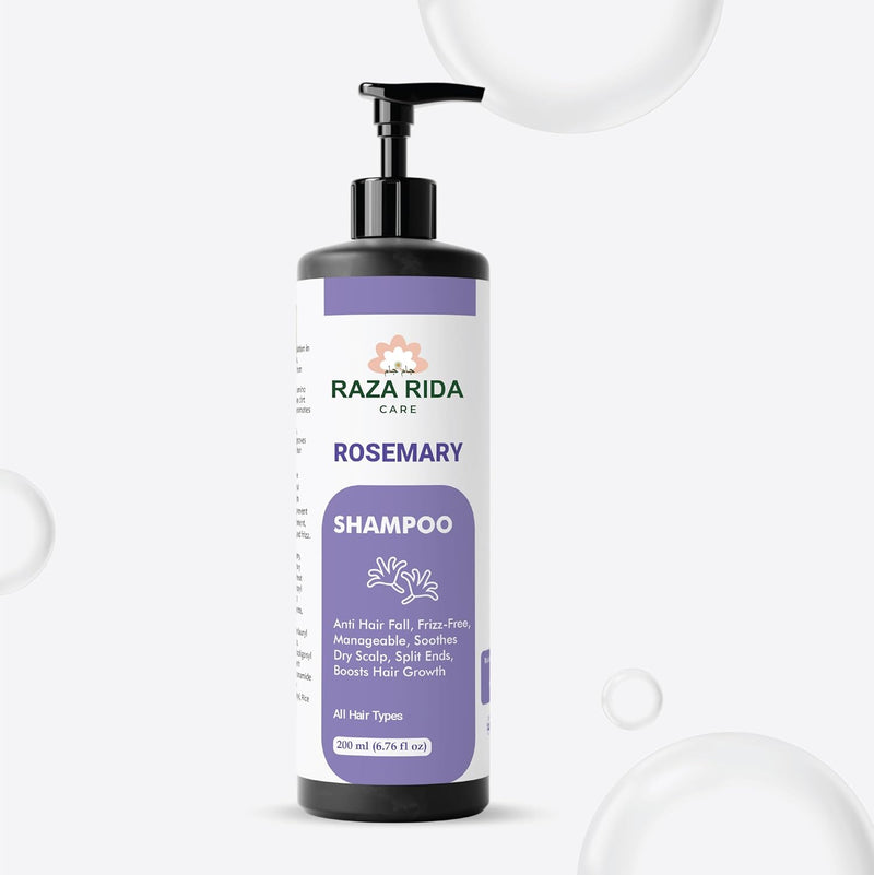 Raza Rida Care Rosemary Shampoo bottle