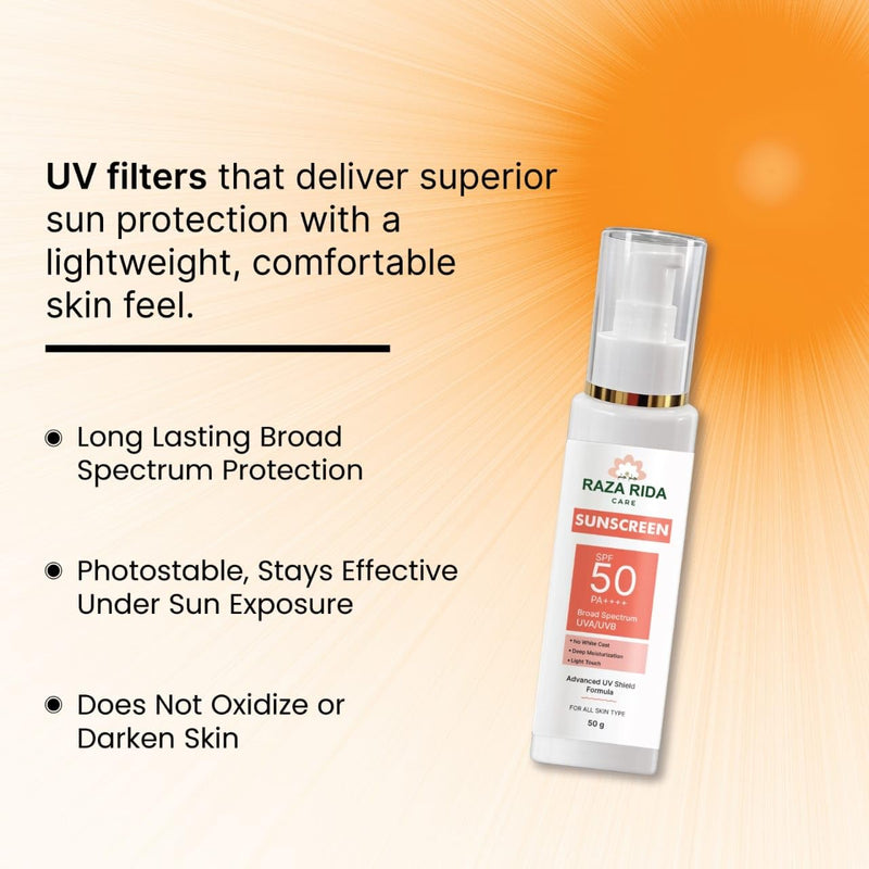 Raza Rida Care Sunscreen SPF 50 PA++++ broad spectrum protection