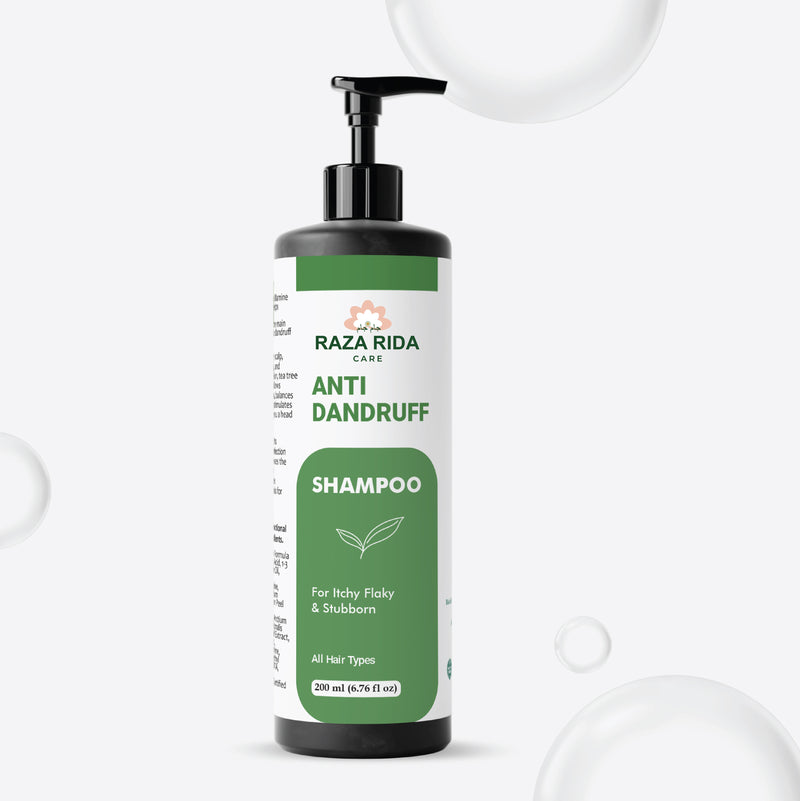 Raza Rida Care Anti Dandruff Shampoo bottle